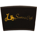 Black Leatherette Mug Sleeve